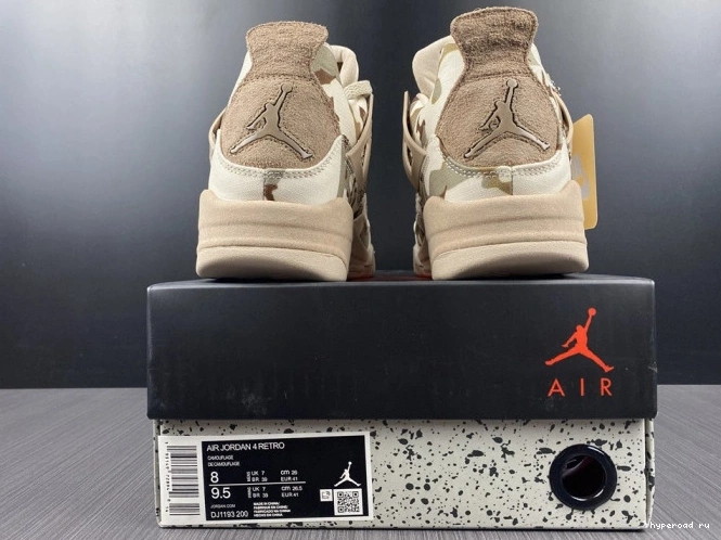 Air Jordan DJ1193-200 4 May x Camo Aleali 0525